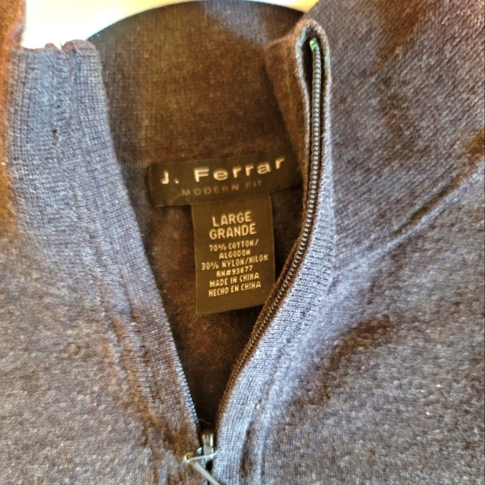 Half zip sweater by J. Ferrar